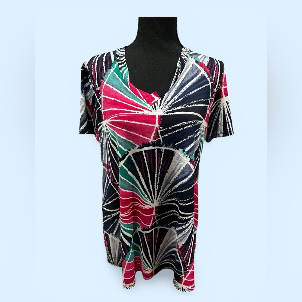 HEIMISH USA Multicolor Patterned Top - Size M